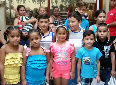 Niños ganadores del concurso "Mi Pinar en 26"