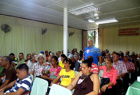 V Conferencia Municipal de Combatientes en San Juan 1