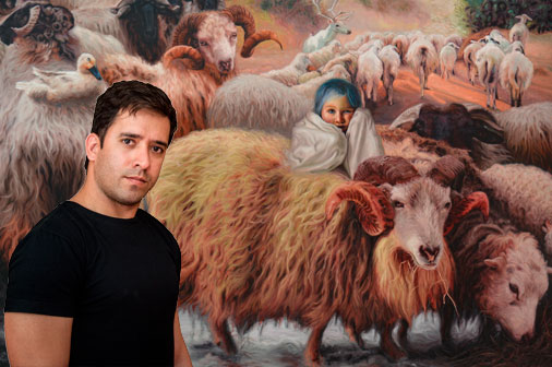 Dorys y las ovejas, de Victor Manuel Guerra 