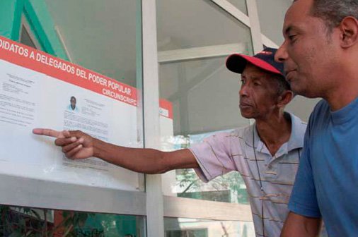 Candidatos a delegados